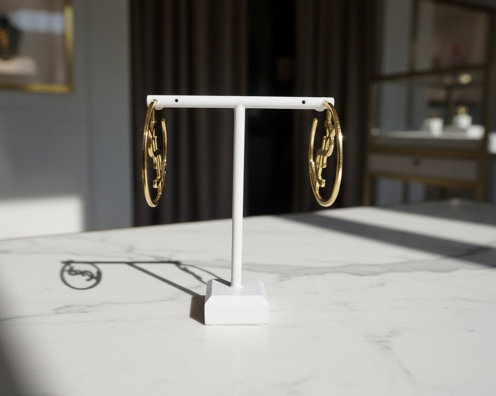 443 - Gold Hoop Earrings