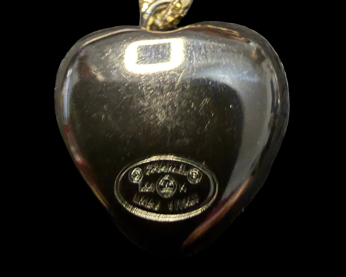 206 - Upcycled Gold Pendant Necklace