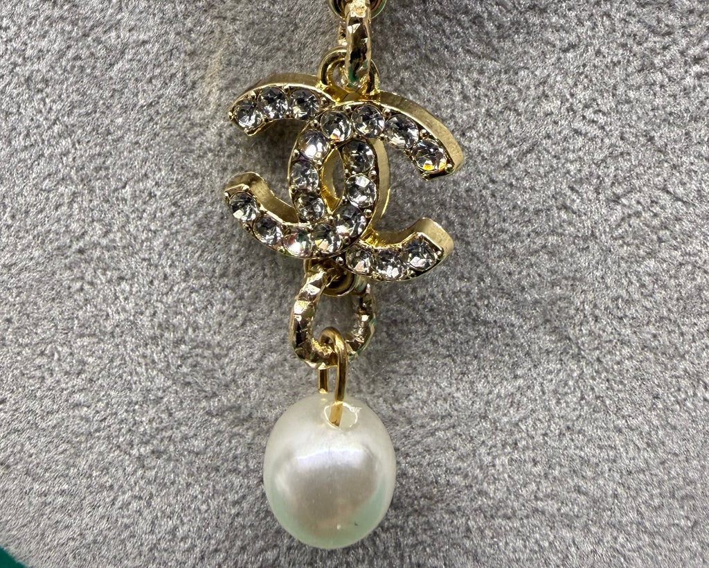 355 - Upcycled Gold Pendant Necklace