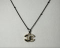 114- Upcycled Gold Pendant Necklace
