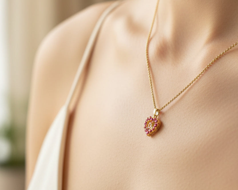 120- Heart Pendant Necklace
