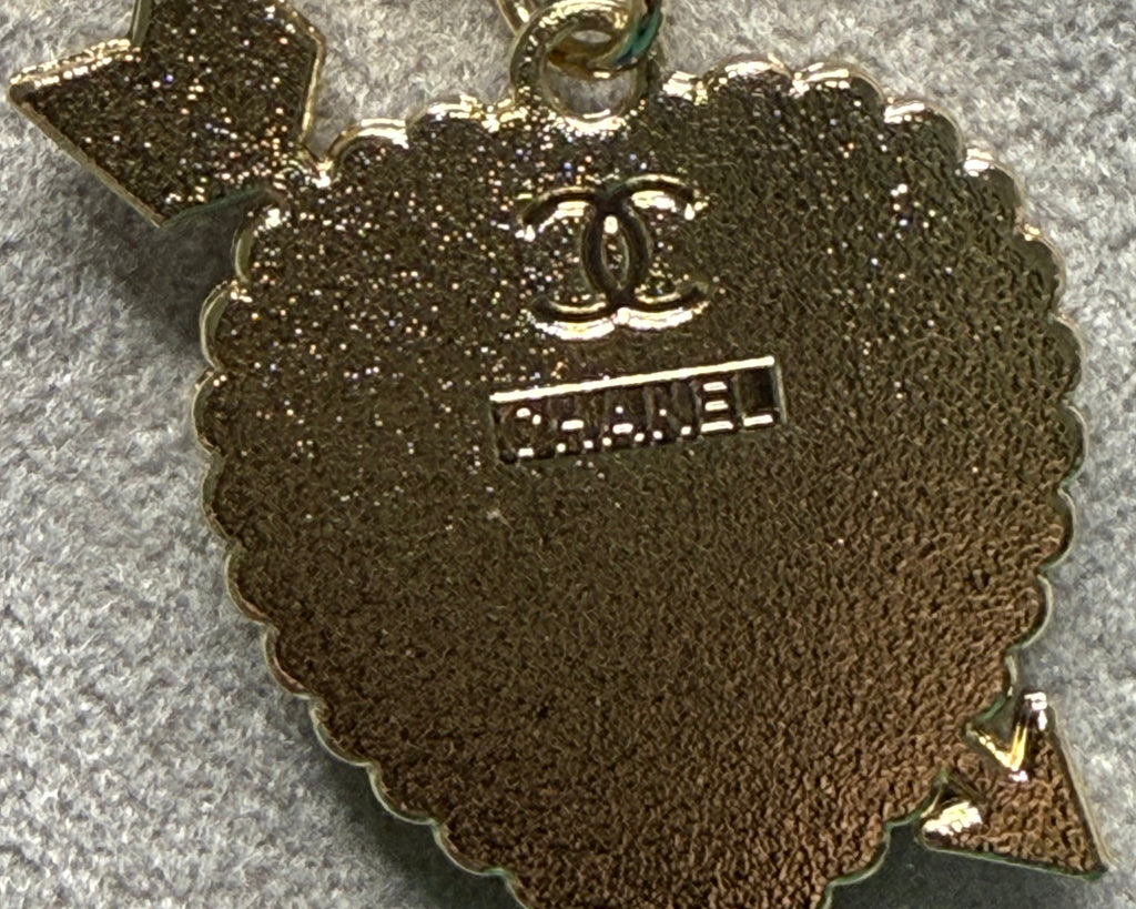 354 - Upcycled Gold Pendant Necklace