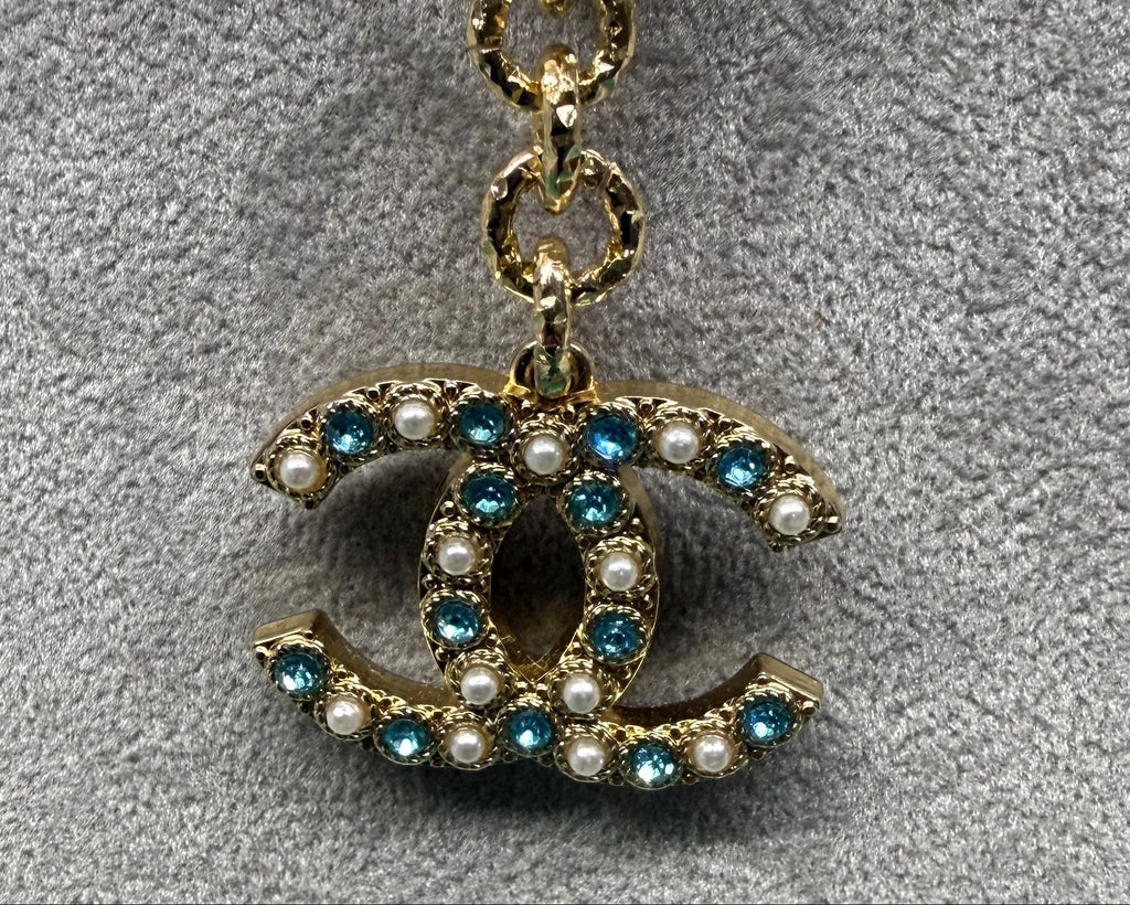 133 - Upcycled Gold Pendant Necklace