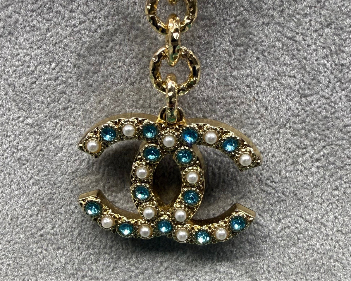 133 - Upcycled Gold Pendant Necklace