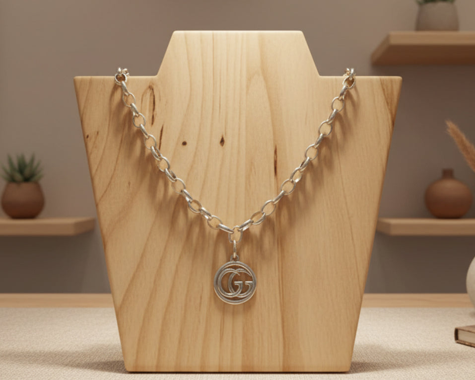 166- Upcycled Pendant Necklace