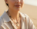 177- Upcycled Shell Pendant Necklace