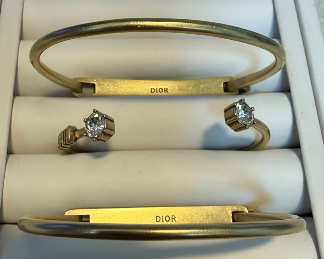 504- Gold 3 Bracelet Set