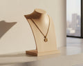 189- Upcycled Gold Pendant Necklace
