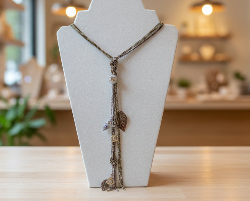 219- Upcycled Pendant Necklace