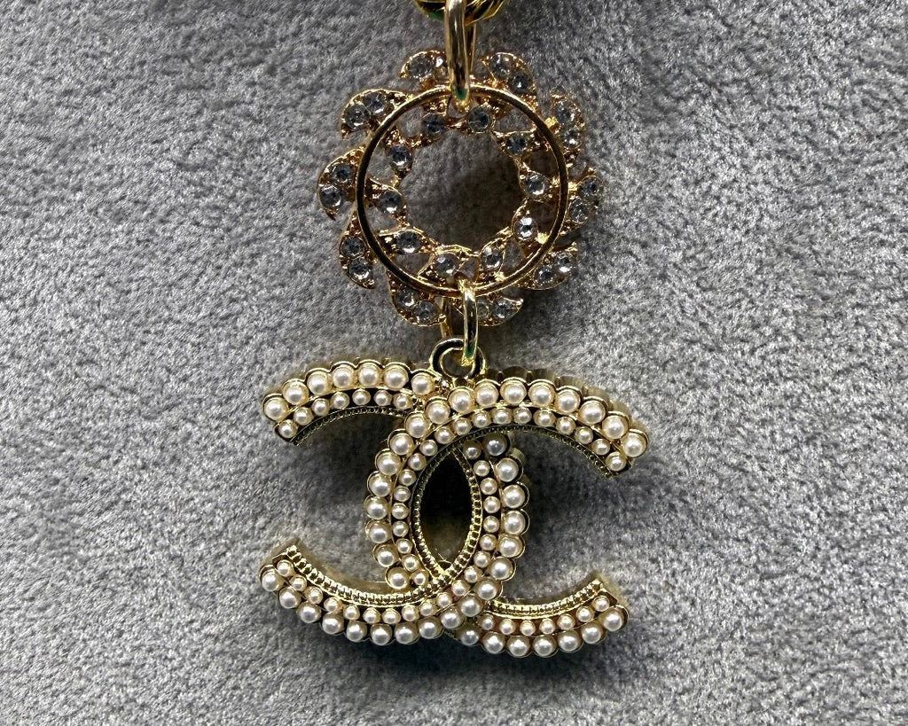 130 - Upcycled Gold Pendant Necklace