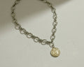 234- Upcycled Silver Pendant Necklace