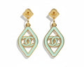 409- Upcycled Blue Earrings