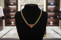 349 - Upcycled Gold Pendant Necklace