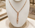 198- Rose Gold Double Chain/Charm Necklace