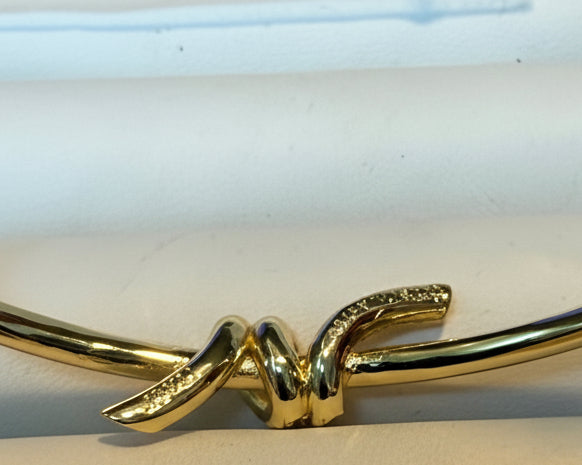 508- Gold Knot Bangle