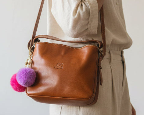 701- Upcycled Pendant Bag Charm