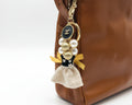 709- Upcycled Pendant Bag Charm