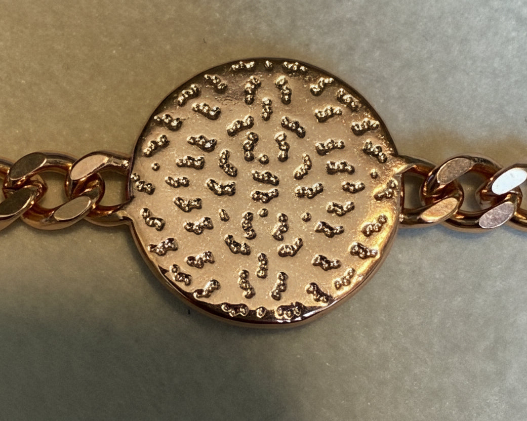 6- Rose Gold Circle Bracelet