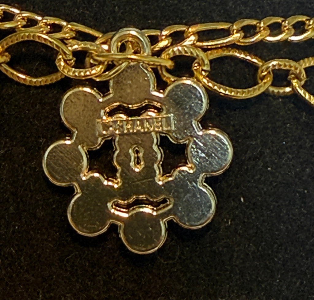 60- Upcycled Gold Pendant Bracelet