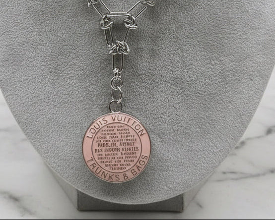 310 - Upcycled Silver Pendant Necklace