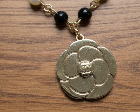 353 - Upcycled Gold Pendant Necklace