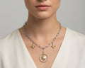 332 - Upcycled Silver Pendant Necklace
