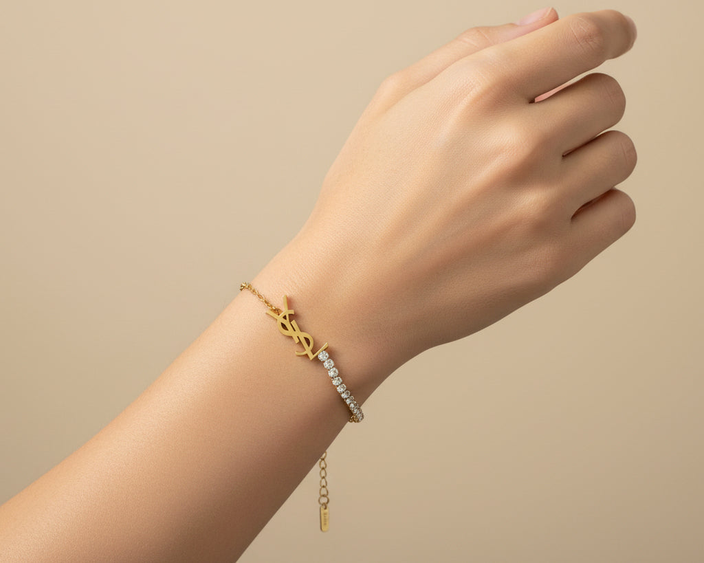 89 - Upcycled Gold Connecter Bracelet