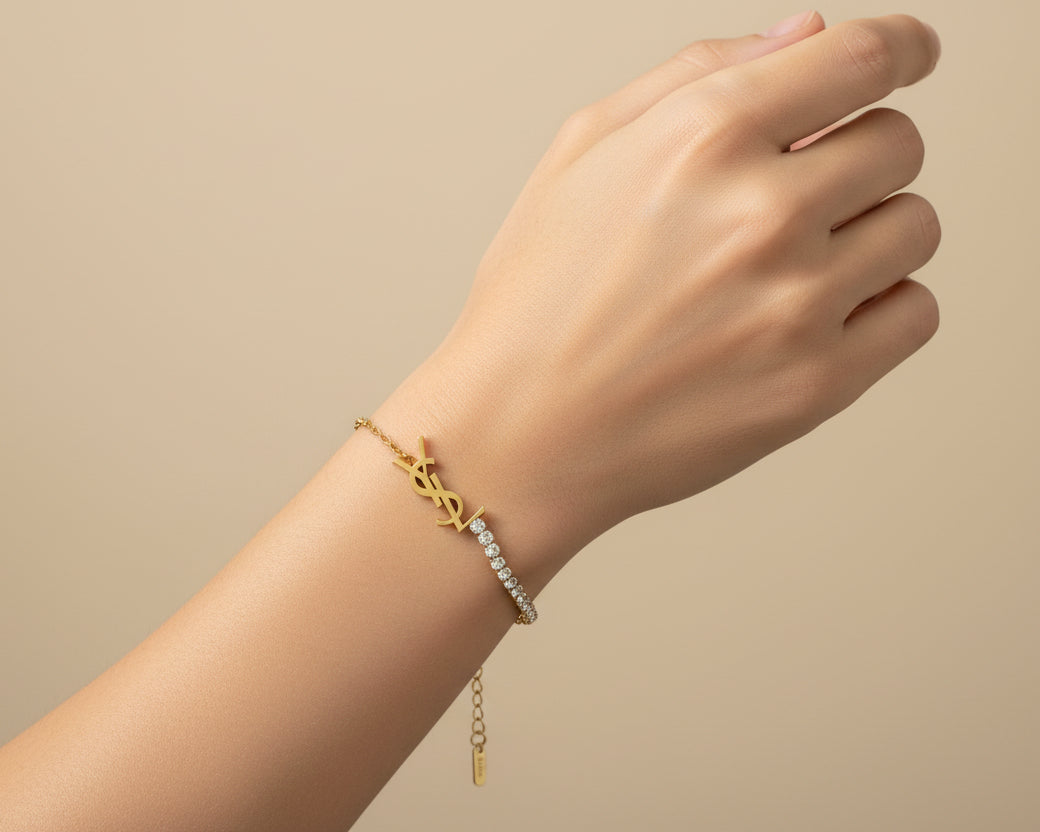 89 - Upcycled Gold Connecter Bracelet