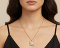 336 - Upcycled Gold Pendant Necklace