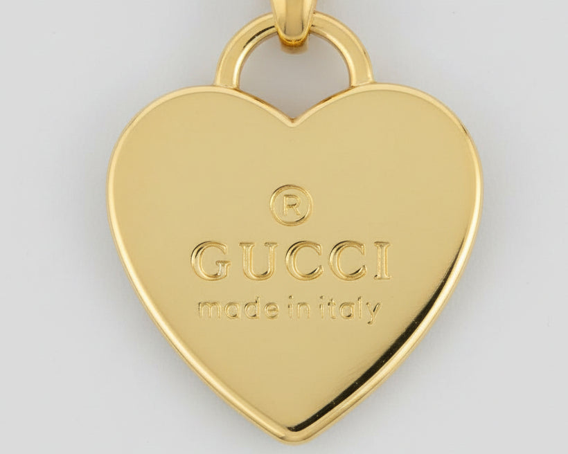 28- Upcycled Gold Heart Bracelet