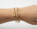 79 -Gold Charm Bracelet