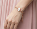 6- Rose Gold Circle Bracelet