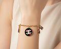 91 - Upcycled Gold Pendent Bracelet