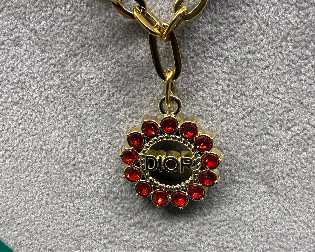 171 - Upcycled Gold Pendant Necklace