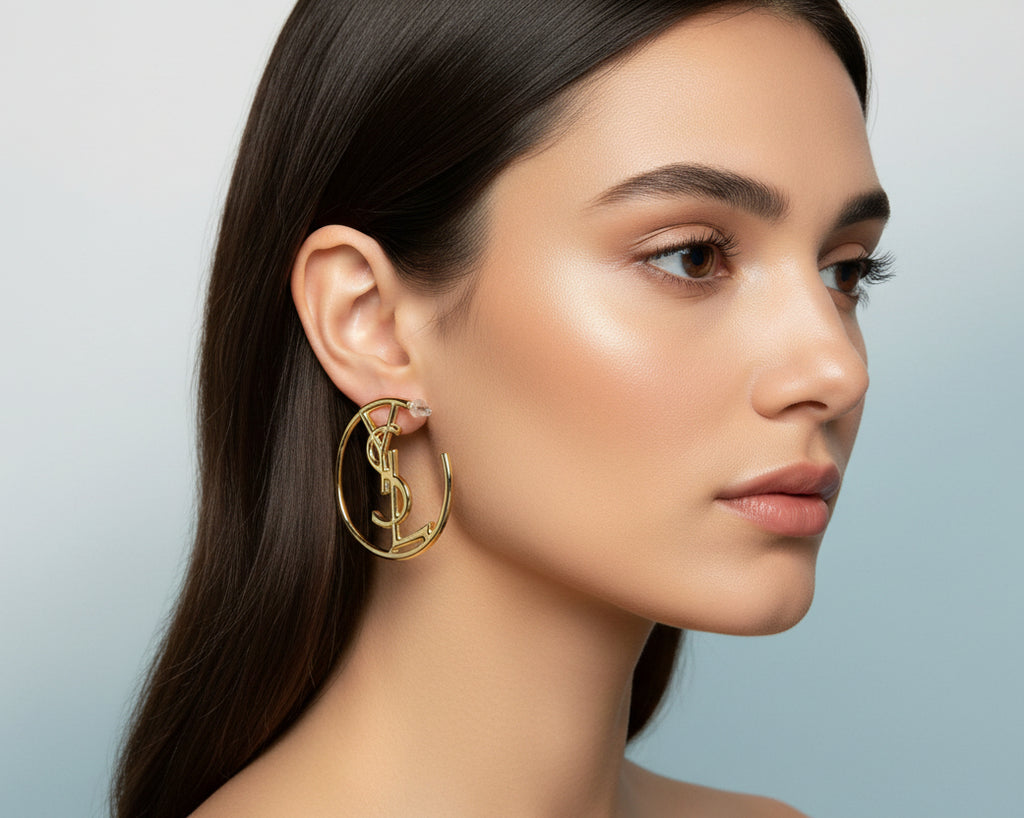 443 - Gold Hoop Earrings