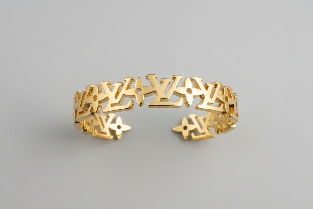 506- Gold Cuff Bangle