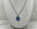 196 - Upcycled Silver Pendant Necklace