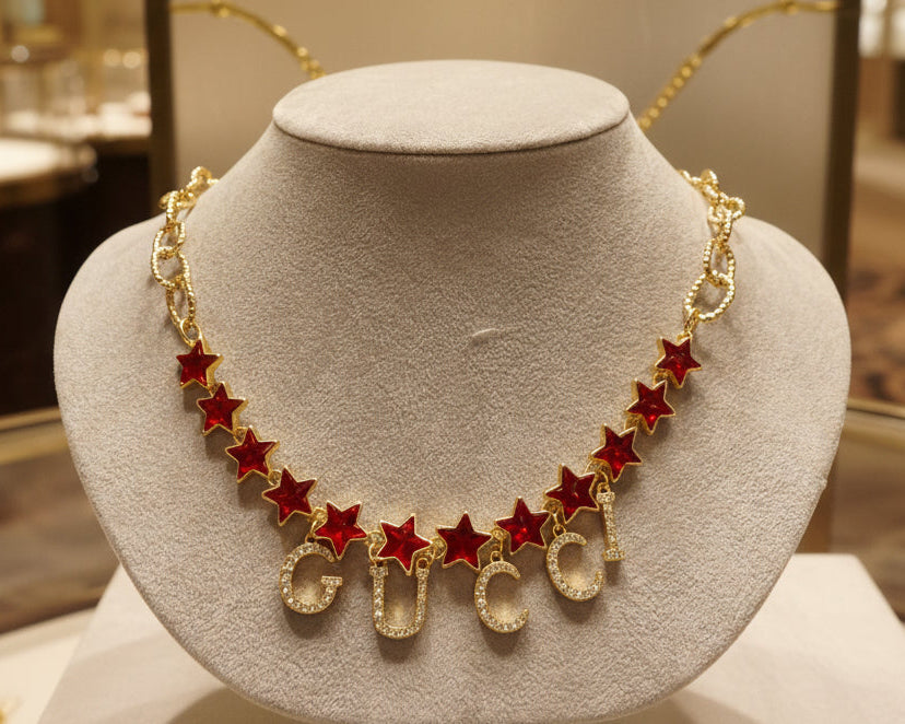 335 - Upcycled Gold Pendant Necklace
