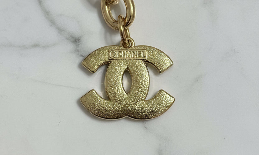 126 - Upcycled Gold Pendant Necklace