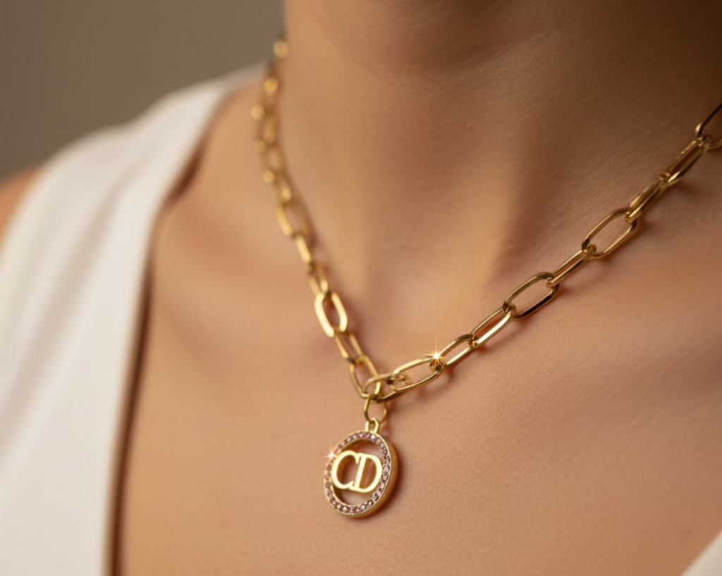 150- Round Pendant Necklace