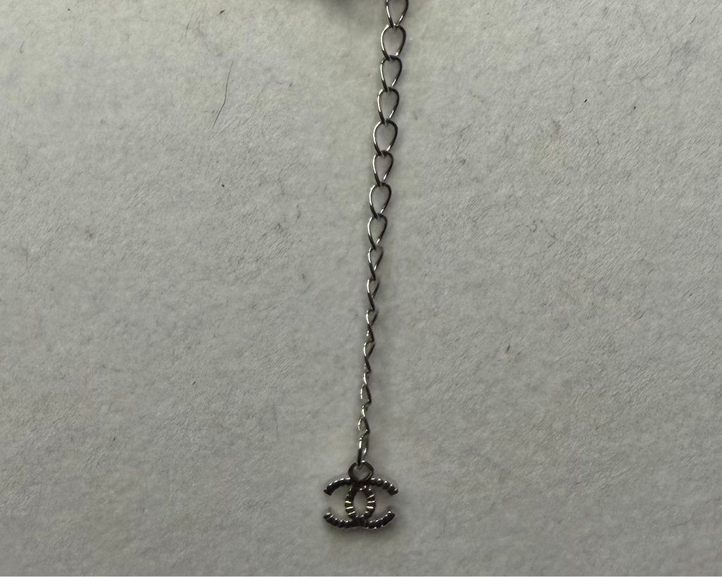224- Upcycled Pink Heart Pendant Necklace